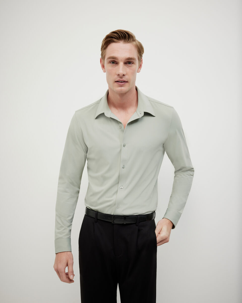 Slim Travel Shirt, Light Green, hi-res